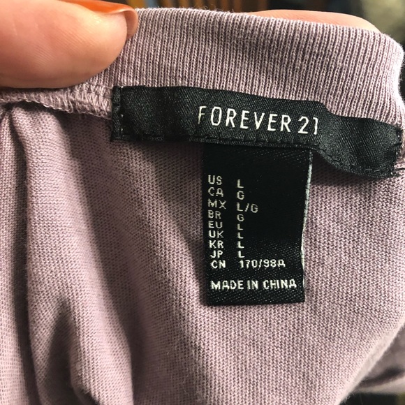 Forever 21 Lilac Sleeveless High Low Top - Picture 4 of 4